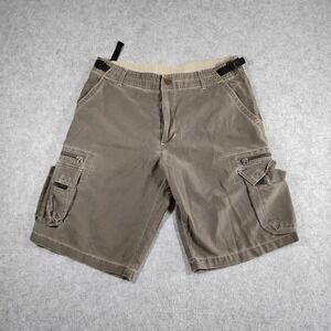 Kuhl Dry Mens Olive Green Cargo Shorts Size Medium Hiking Tactical Outdoor
